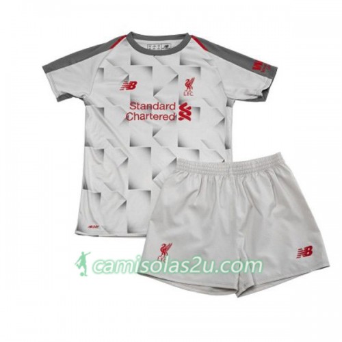 Camisolas de Futebol Liverpool Criança Equipamento 3ª 2018/19 Manga Curta Camisolas de Futebol Liverpool Criança Equipamento 3ª 2018/19 Manga Curta
